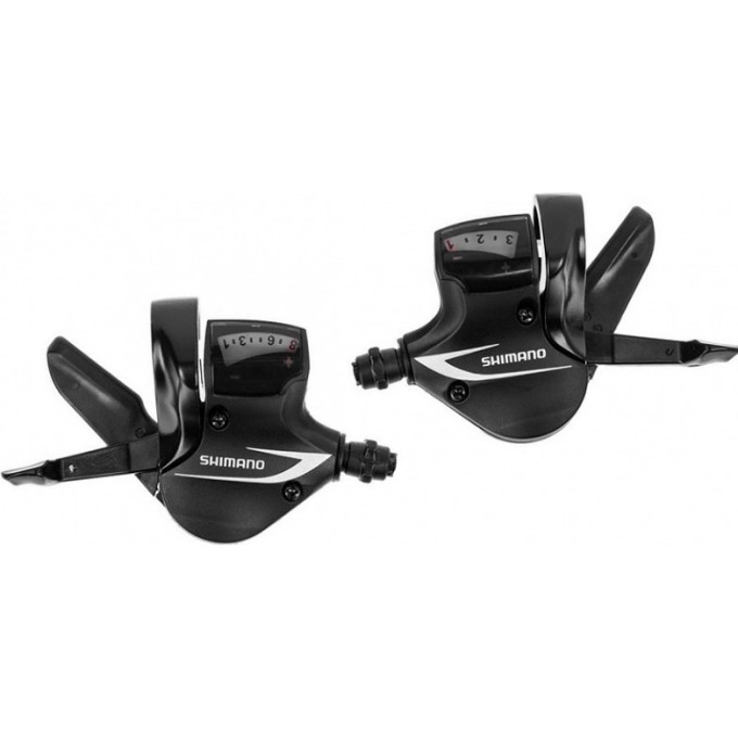 Шифтер SHIMANO ACERA, M360, левый/правый, 3X8 скоростей, трос+оплетка ESLM360PTA3