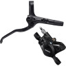Тормоз дисковый SHIMANO MT MT200, BL(левый)/BR(передний), полимерные колодки, 1000мм, черный EMT200KLFPRA100