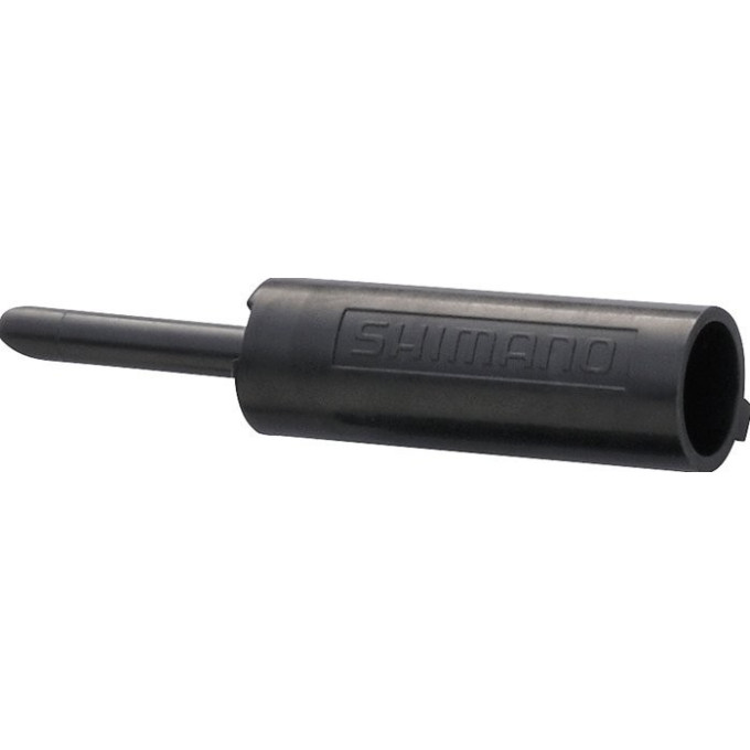 Концевик оплетки SHIMANO, пластик, внутренний диаметр 4 мм, внешний диаметр 6 мм, с язычком Y63Z98960