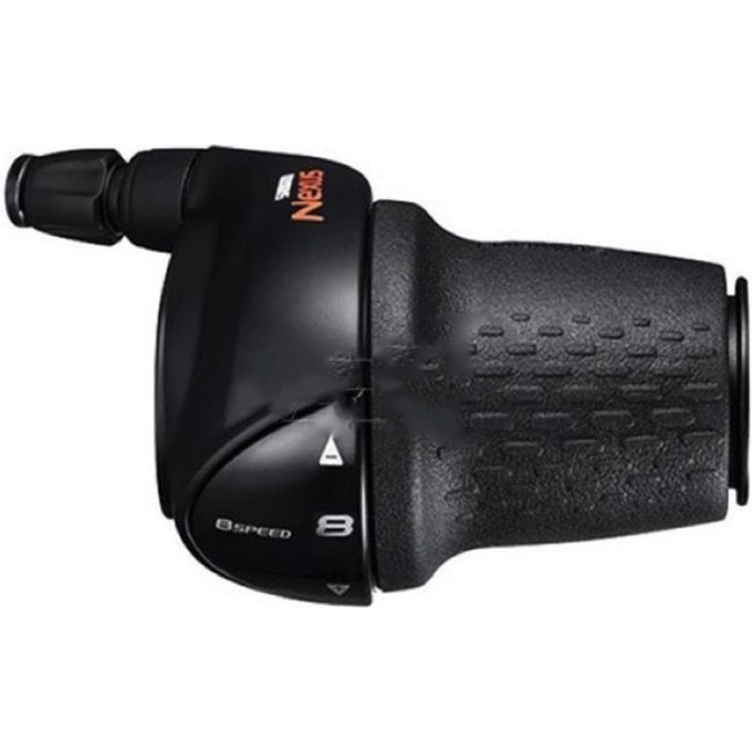 Шифтер SHIMANO NEXUS, C6000-8, правый, 8 скоростей, трос 2330мм + оплетка, черный ESLC60008L210LA3