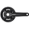 Система SHIMANO MT210-2, 170 мм, 36/22T, интегрированный вал, черный, для 9 скоростей EFCMT210CX62L
