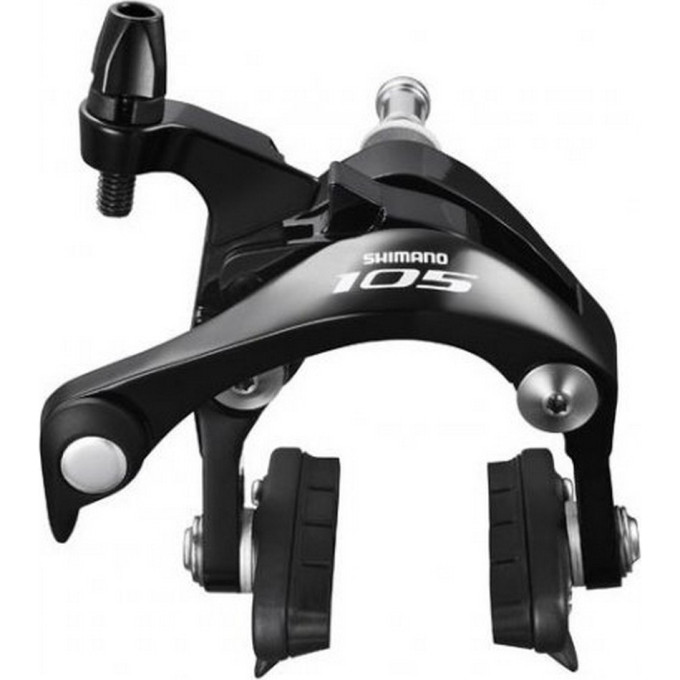 Тормоз SHIMANO 105 BR-5800, клещевой, задний, болт:10,5мм, R55C4, черный, IBR5800AR82AL