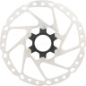 Тормозной диск SHIMANO RT64, 160мм, C.LOCK, с стопорным кольцом внешние шлицы ESMRT64SEC