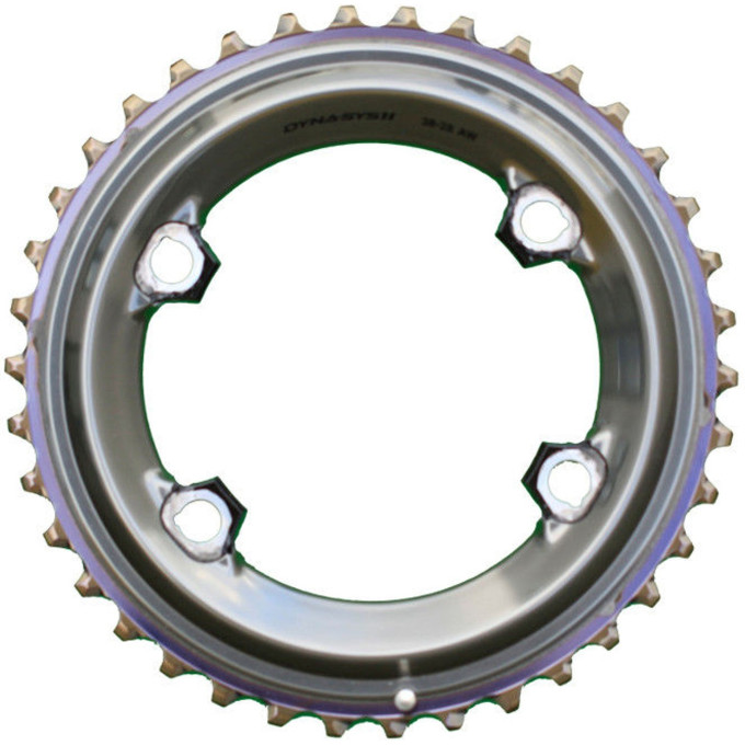 Звезда передняя для велосипеда SHIMANO DEORE FC-M590-10, 24T-AE черного цвета Y1LV24000